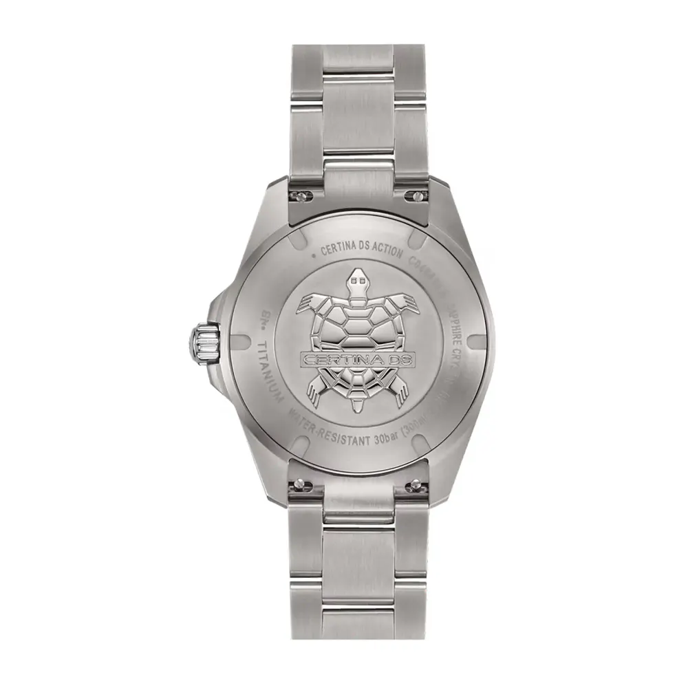 Certina DS Action 40mm, Titanium, Blue Dial in Blue, additional product view 3