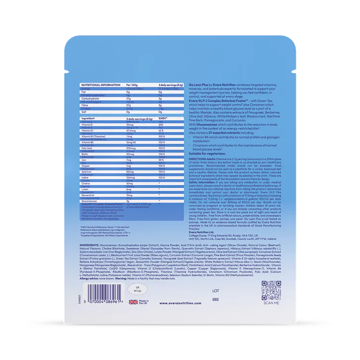 Evera Nutrition Go Lean Plus 227g detail 3