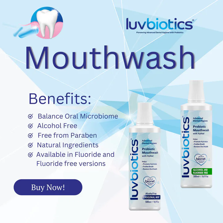 Luvbiotics Probiotic Luvbiotics Original Mouthwash - 3 pack, additional product view 3