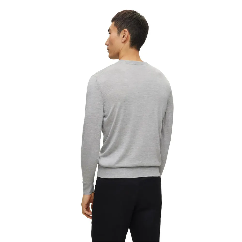 Boss Men's L Ottano Crew Neck Jumper detail 2
