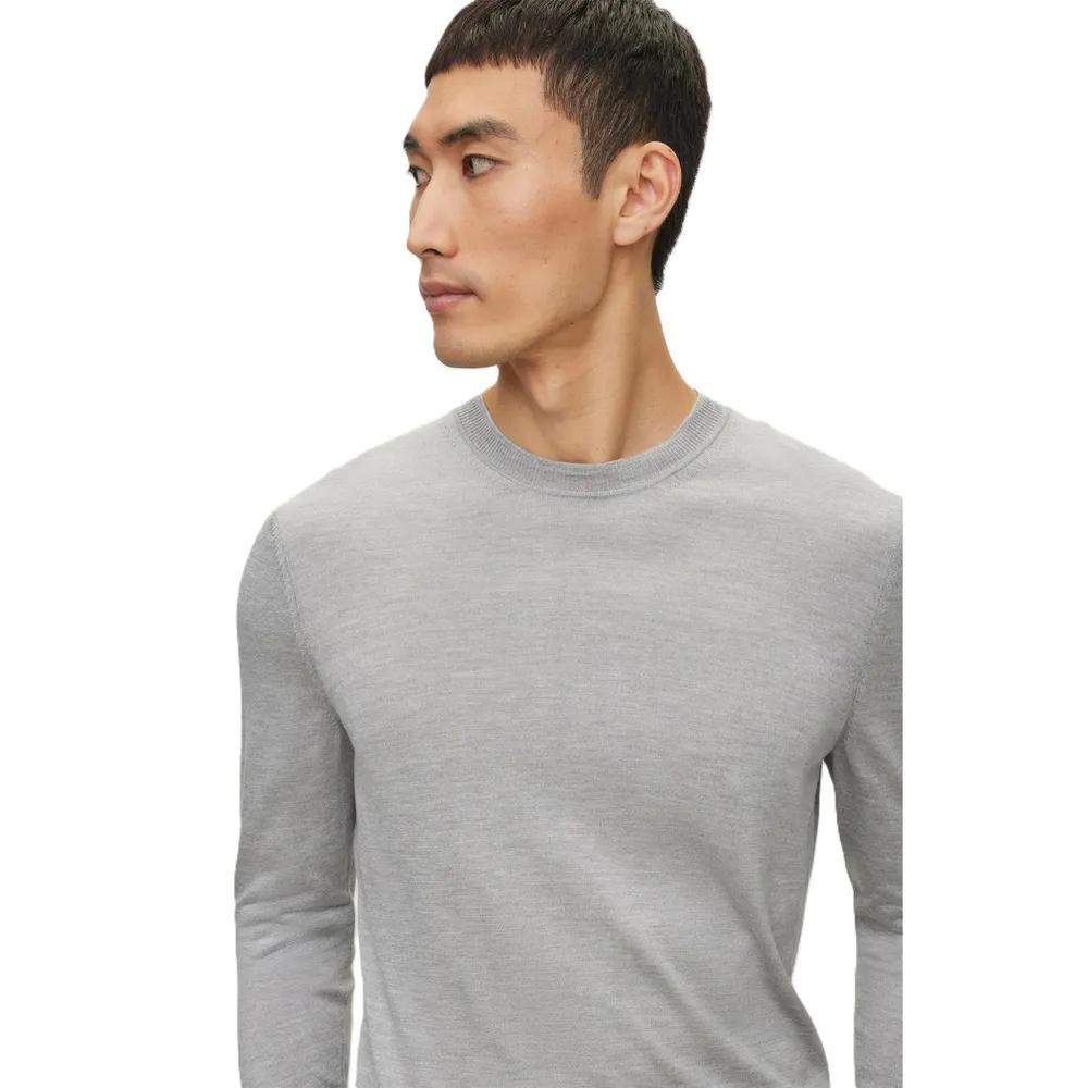 Boss Men's L Ottano Crew Neck Jumper detail 3