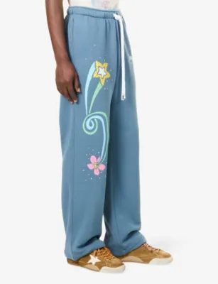NAHMIAS Printed Straight-Leg Cotton Jogging Bottoms detail 3
