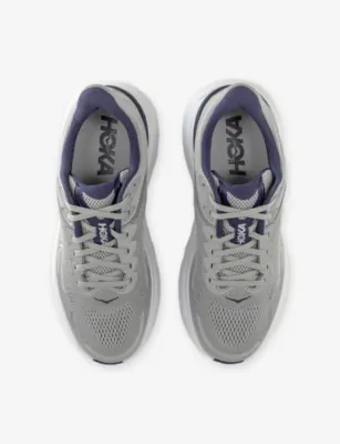 DECKERS HOKA Bondi 9 Woven Trainers - 7 in STELLAR GREY SQUID INK F, additional product view 2