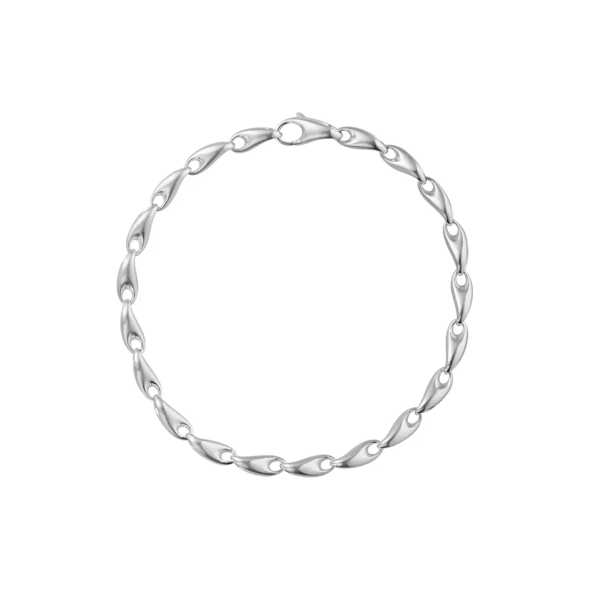 Georg Jensen Sterling Silver Reflect 21.5cm Bracelet