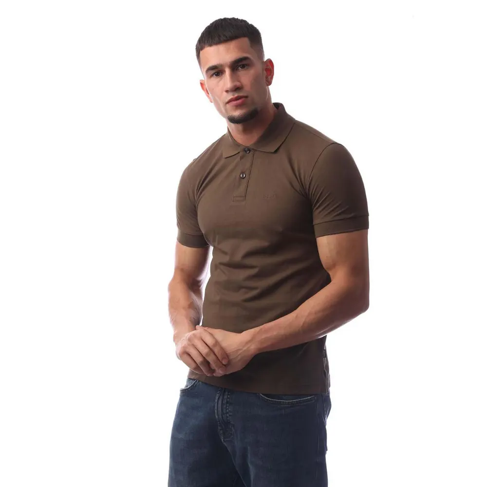 Boss Mens BOSS Firenze Short-Sleeve Polo Shirt with Logo Detail