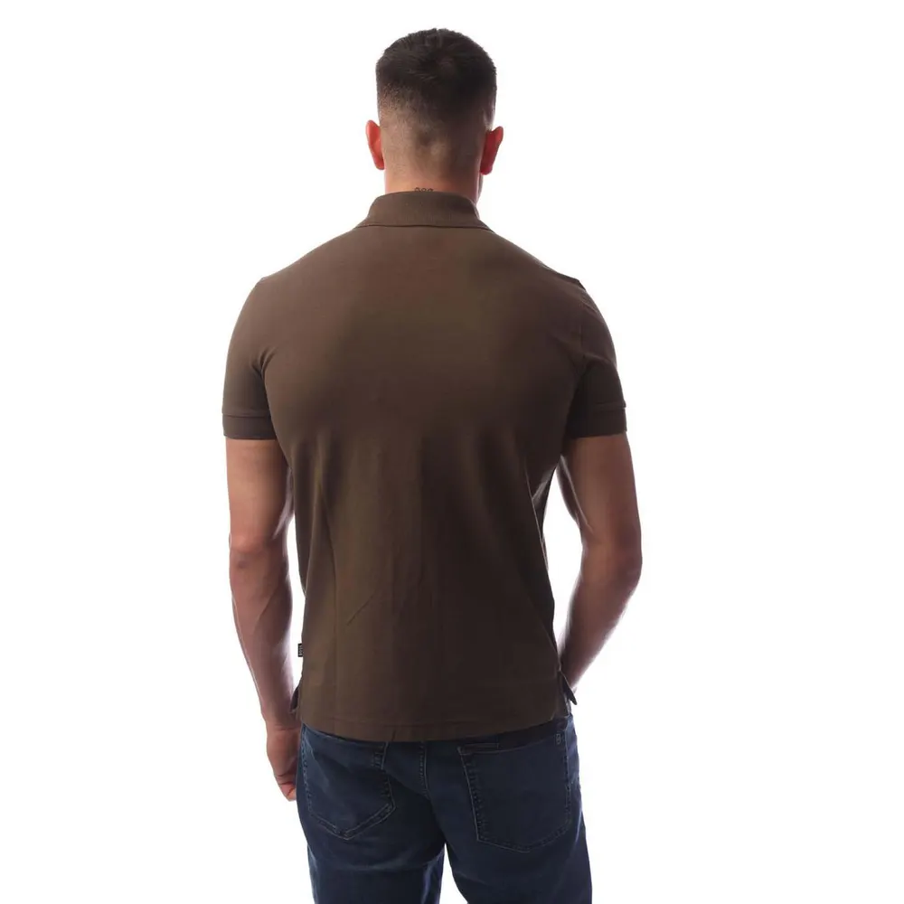 Boss Mens BOSS Firenze Short-Sleeve Polo Shirt with Logo Detail detail 2