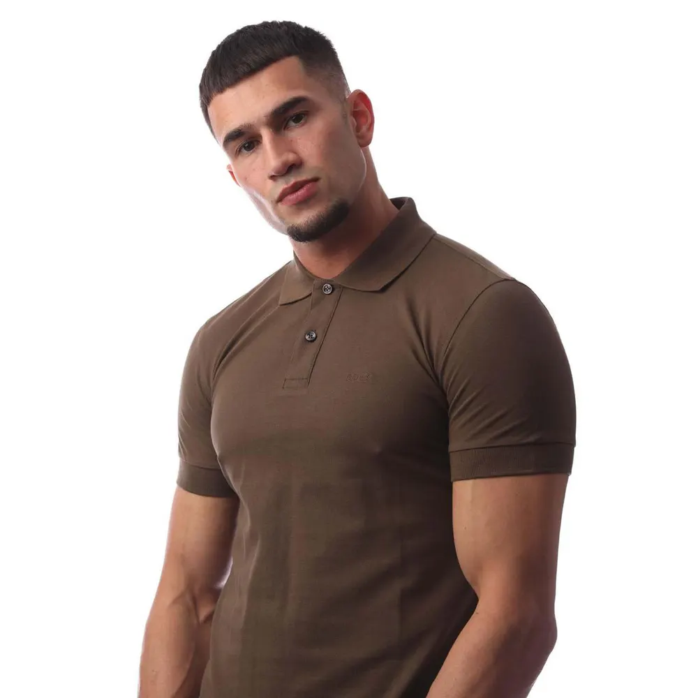 Boss Mens BOSS Firenze Short-Sleeve Polo Shirt with Logo Detail detail 3