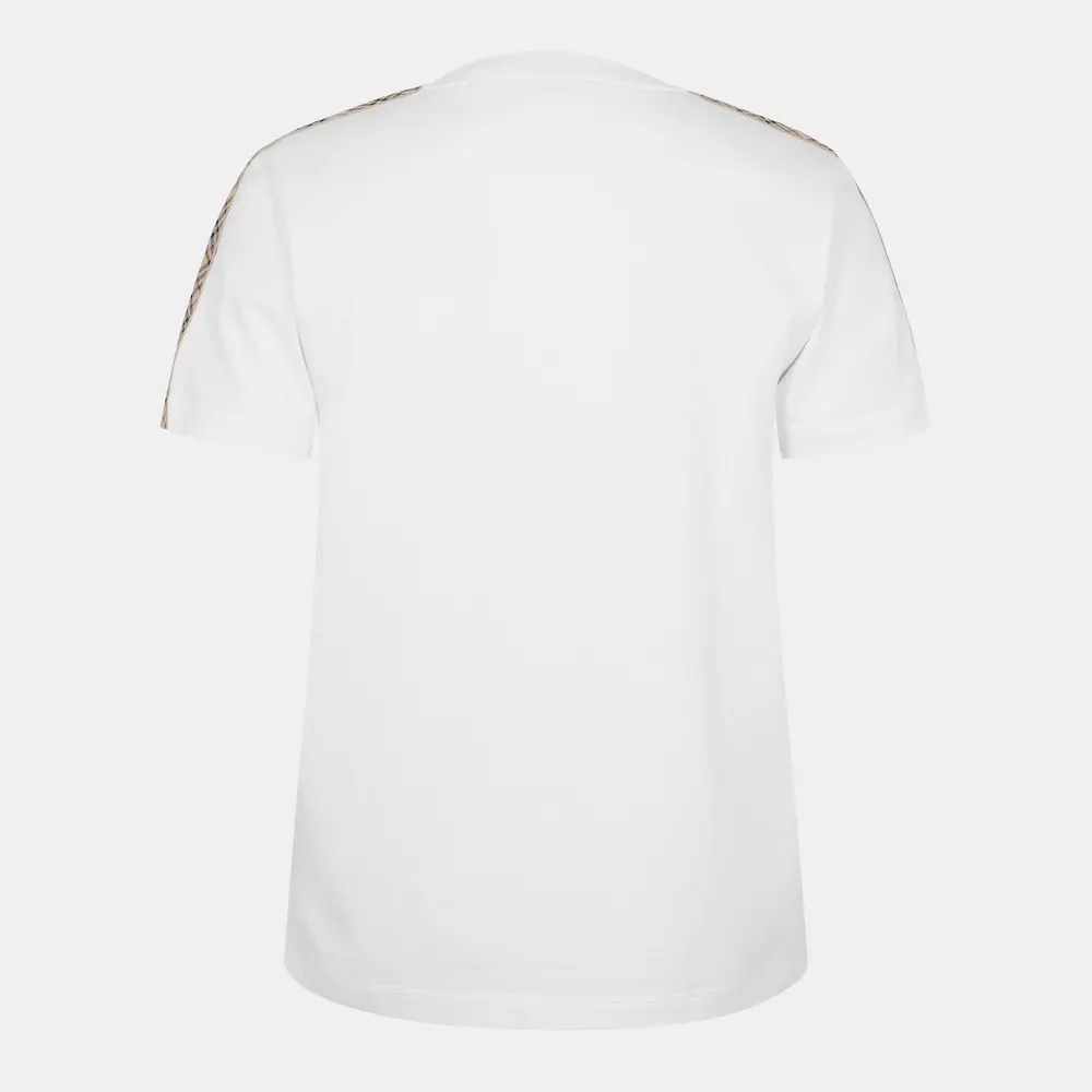 Burberry Men's Check Tape T-Shirt detail 2