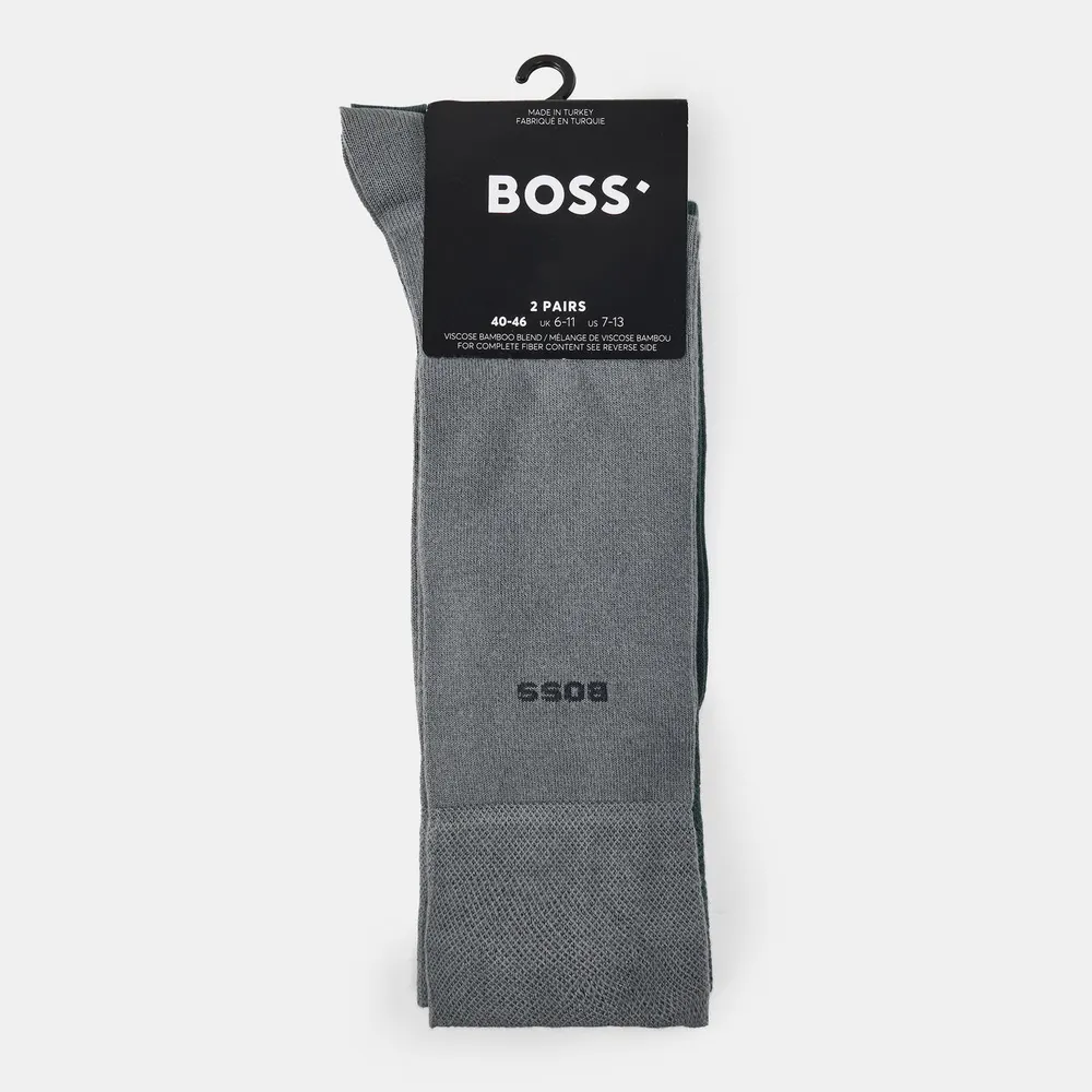 Boss Men's Bamboo Moisture Wicking Crew Socks detail 2