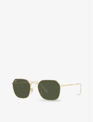 RAY-BAN RB3694 Jim polished-metal sunglasses detail 2