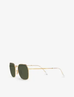 RAY-BAN RB3694 Jim polished-metal sunglasses detail 3