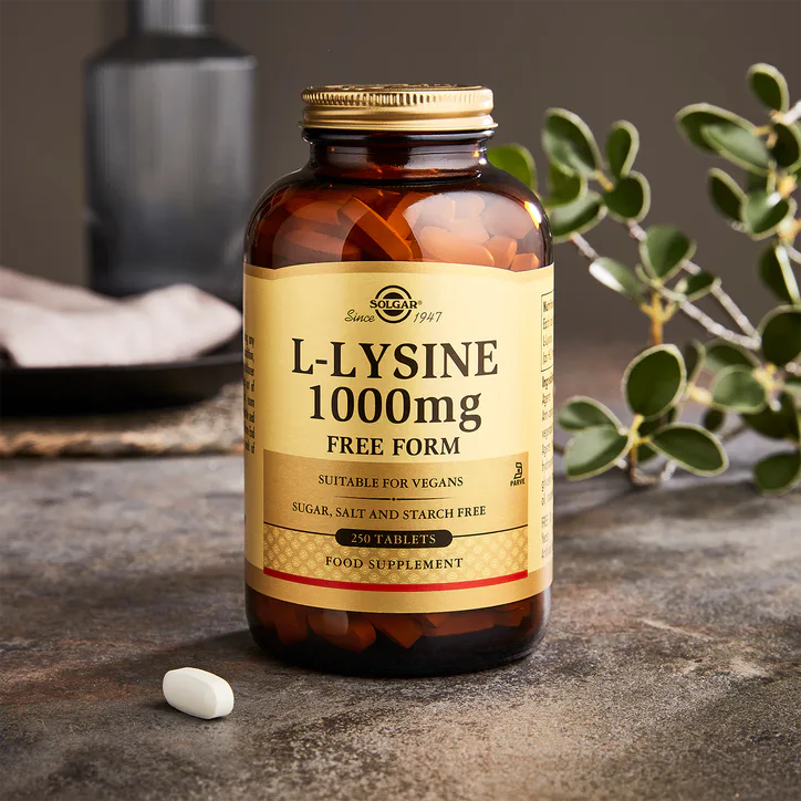 Solgar L-Lysine 1000mg Free Form 50 Tablets detail 3