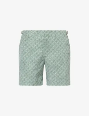 ORLEBAR BROWN Bulldog Portico Printed Swim Shorts