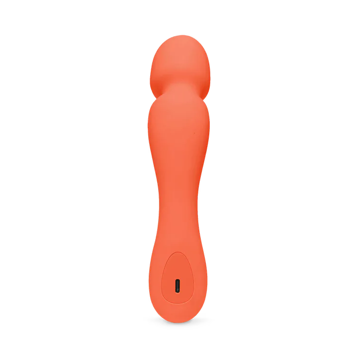 Dame Sexual Wellness Dame Min Mini Wand Vibrator Papaya detail 3
