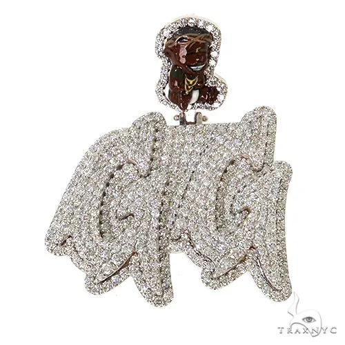 RINA - For Him CUSTOM Custom Made 'GG' Diamond Pendant 67523 in Rose Gold – Pendant