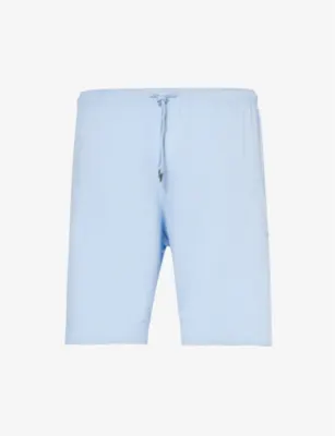 DEREK ROSE Basel relaxed-fit stretch-woven pyjama shorts
