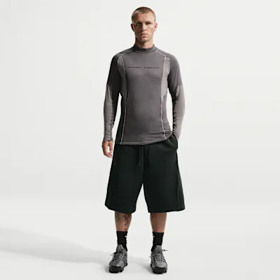 Nike Tech Men's Oversized Fleece Shorts - Black Spruce/Black in Black Spruce/Black – Nike men's and unisex