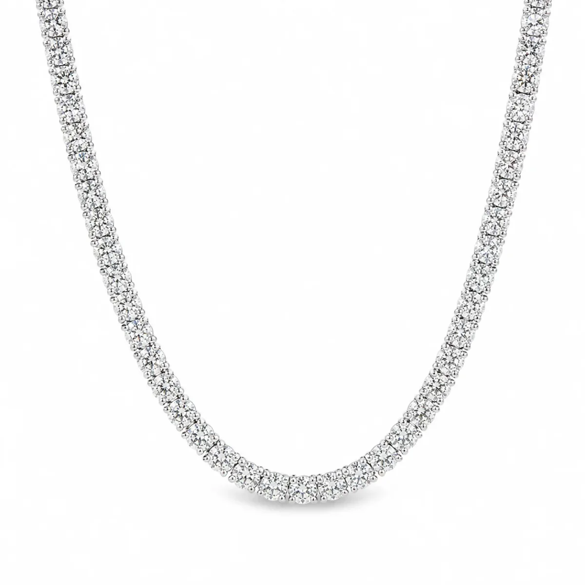 AHMED - MOON JEWELRY 65 Pt Diamond Tennis Chain 71715 in Rose Gold / 18 Inches – Chain