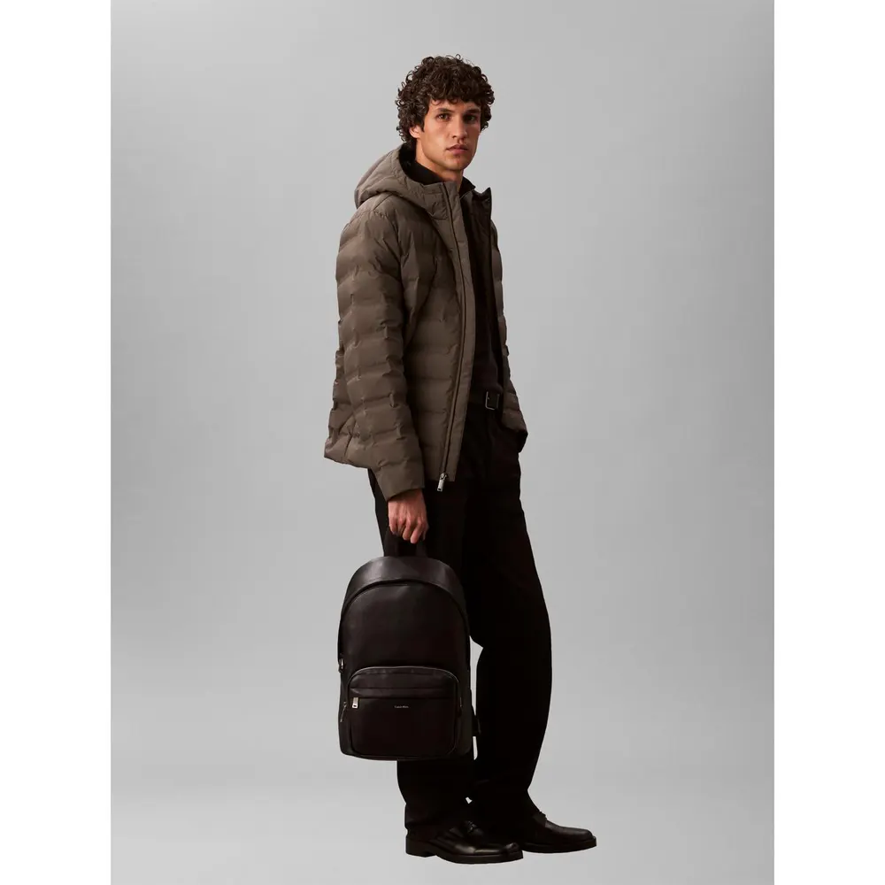 Calvin Klein Mens Raised Round Backpack detail 2