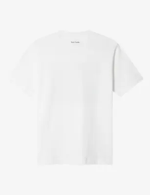 PAUL SMITH Dream Factory Paul's Office Print Cotton T-Shirt detail 3