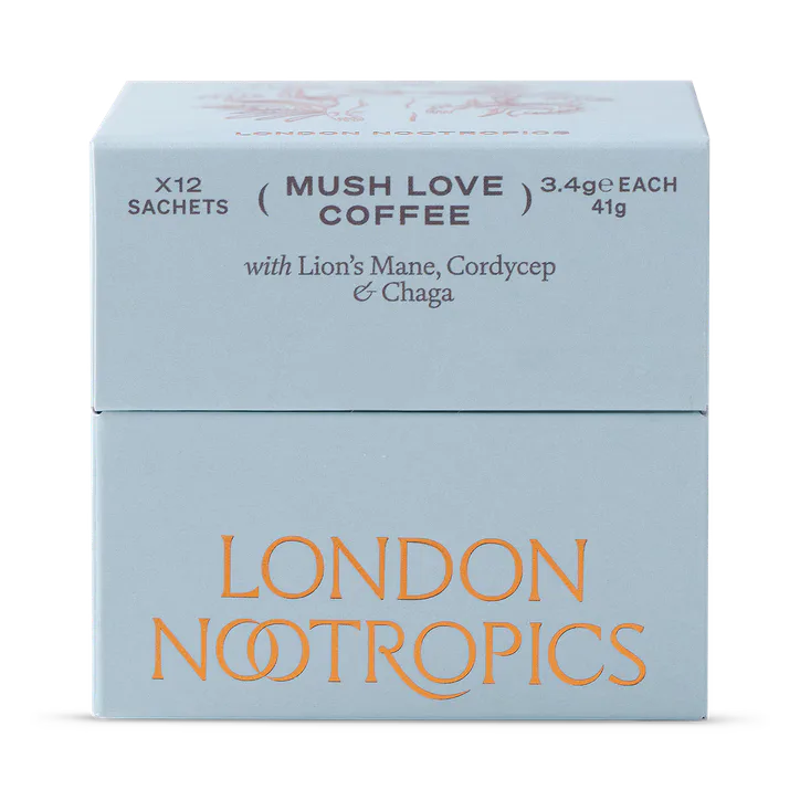London Nootropics Adaptogenic Mush Love Coffee 12 Sachets