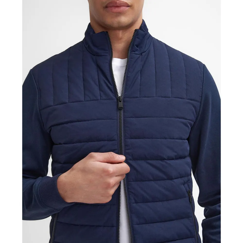 Barbour International Men's Counter Quilted Long Sleeve Zip Front Hybrid Jacket detail 2