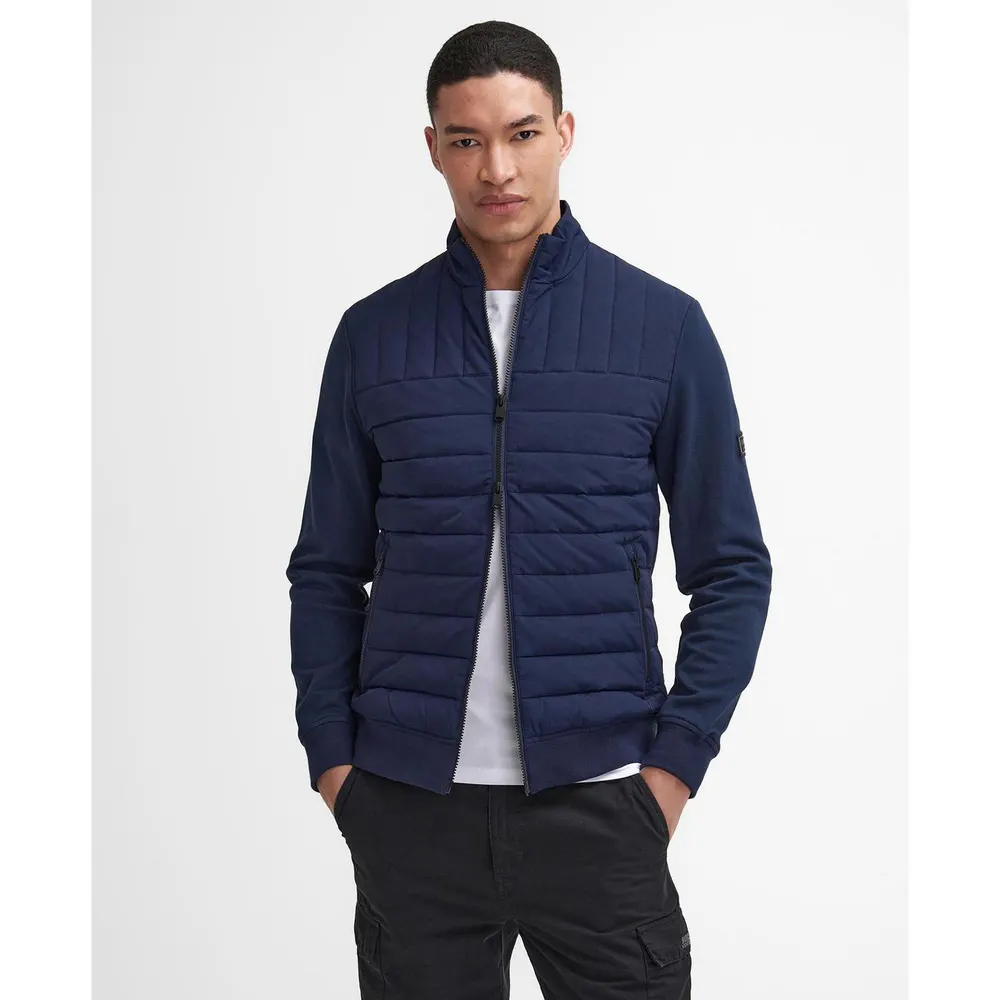 Barbour International Men's Counter Quilted Long Sleeve Zip Front Hybrid Jacket detail 3