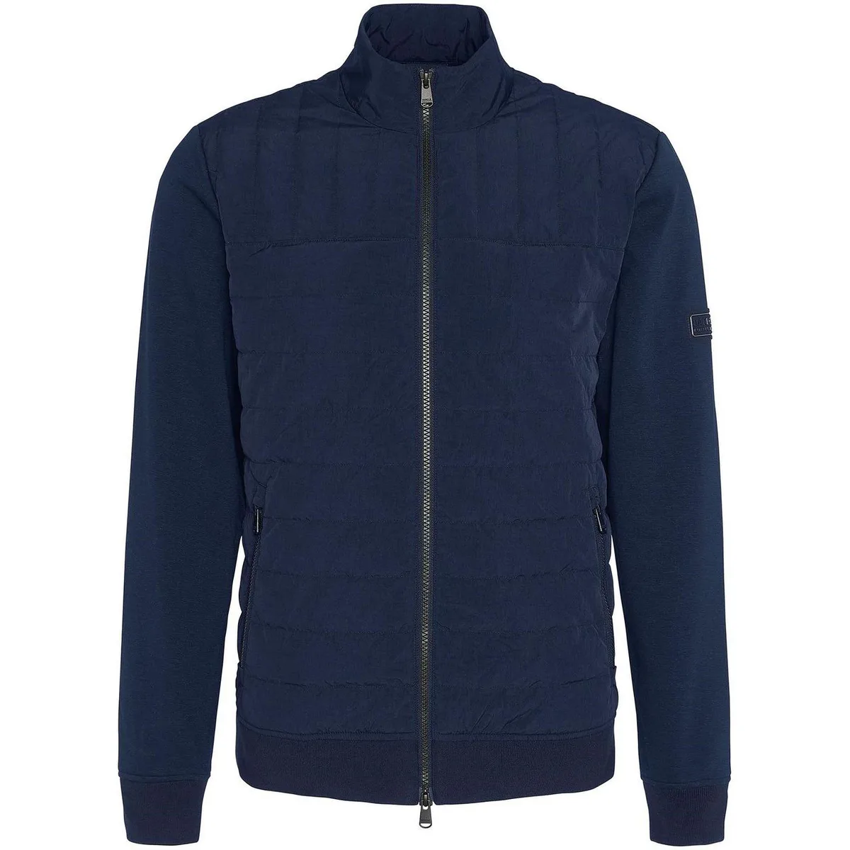 Barbour International Men's Counter Quilted Long Sleeve Zip Front Hybrid Jacket