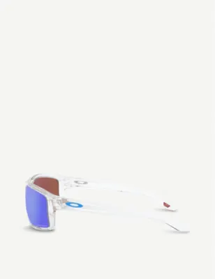 OAKLEY OO9449-60 Gibston acetate rectangle-frame sunglasses detail 3