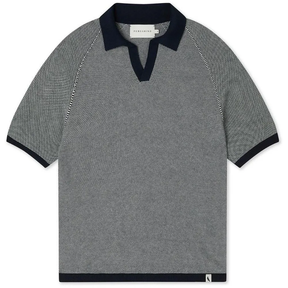 Peregrine Lynton Polo Shirt in Navy – Clothing