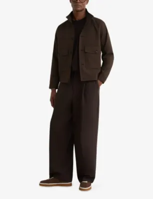 REISS Romano Cotton-Blend Jacket detail 2
