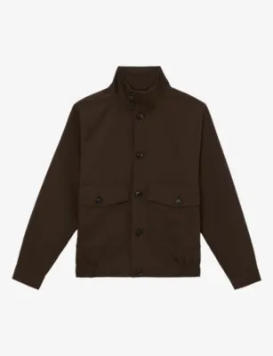 REISS Romano Cotton-Blend Jacket