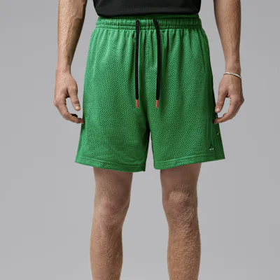 Jordan Brooklyn Men's Mesh Shorts - Lucky Green/Black