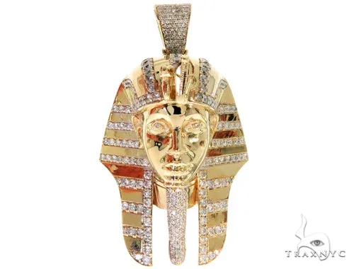 RINA - For Him FACTORY Pharaoh King Tut Diamond Pendant 57679 in Rose Gold – Pendant