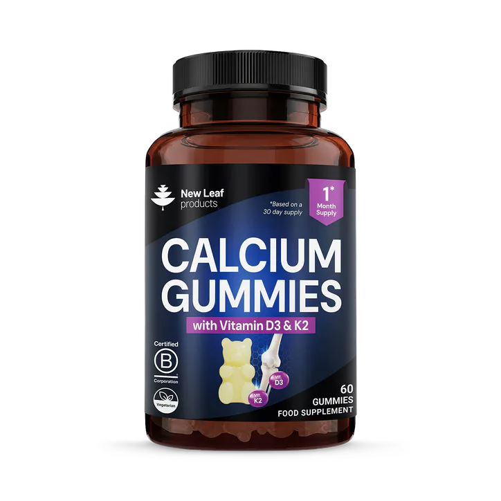 New Leaf Products Calcium, D3 & K2 Gummies (Adult)