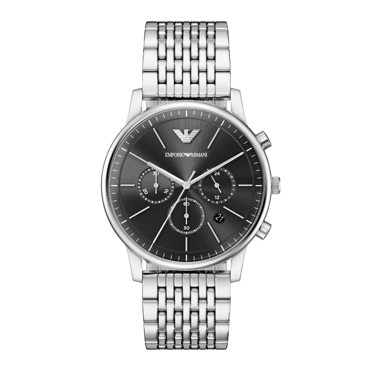 Emporio Armani Chronograph 42mm Mens Watch Black