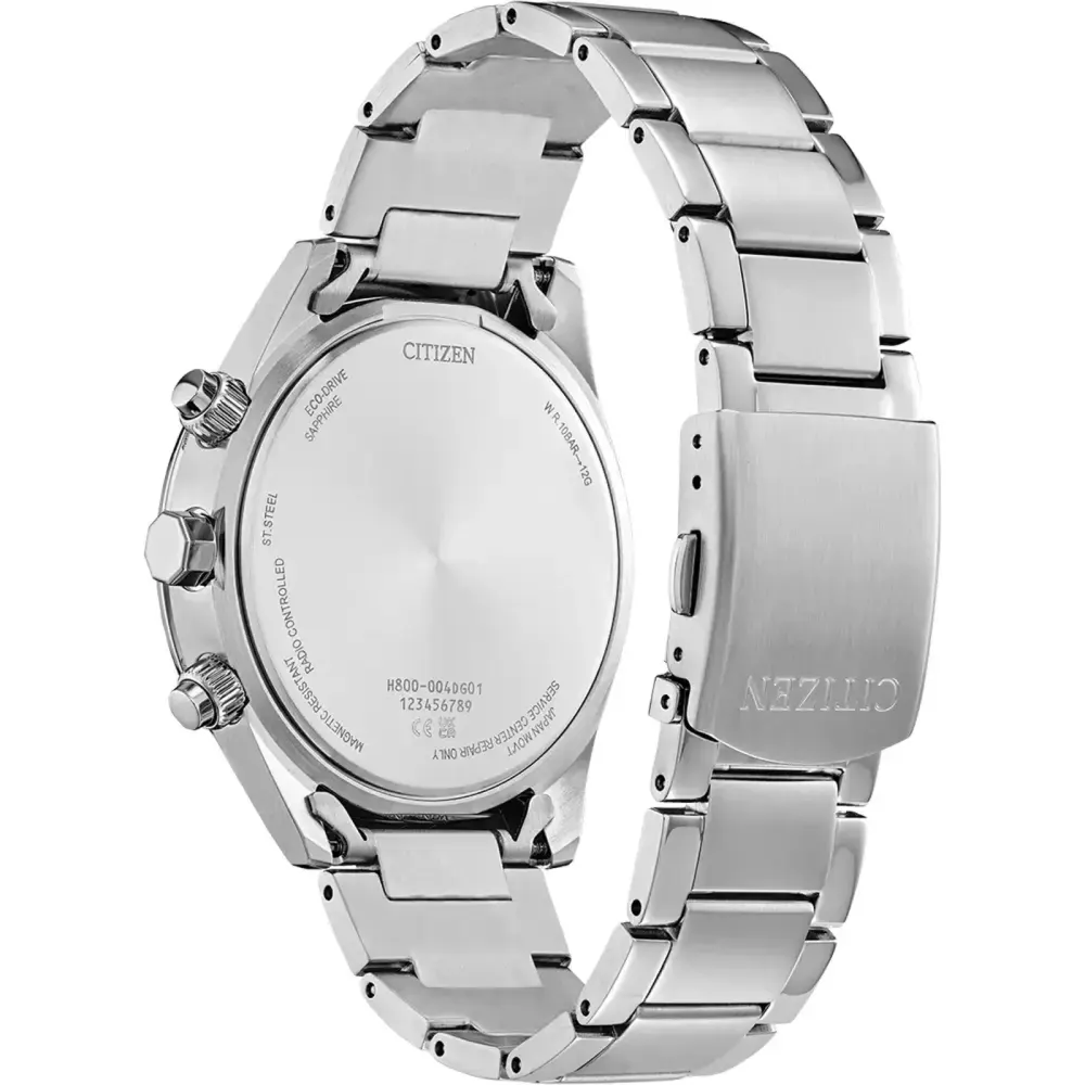 Citizen World Chronograph A.T Eco-Drive 43mm Mens Watch Blue in Blue, additional product view 2