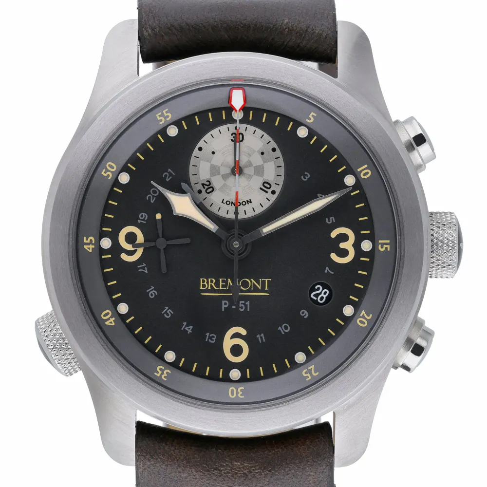 Bremont Mustang P-51 — 2012 — Very good in Black Quarter Arabic – Pre-owned watches