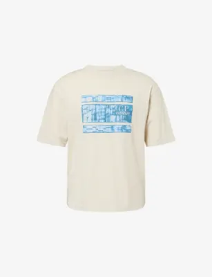 CP COMPANY Brand-Print Cotton T-Shirt