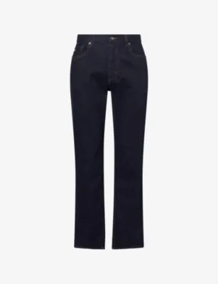 EMPORIO ARMANI J76 Straight-Leg Stretch-Denim Jeans