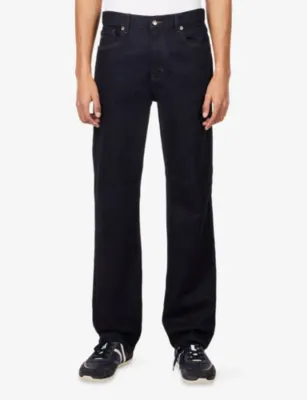 EMPORIO ARMANI J76 Straight-Leg Stretch-Denim Jeans detail 3