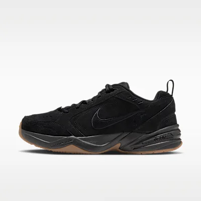 Nike Air Monarch SE Men's Workout Shoes - Black/Gum Medium Brown/Black