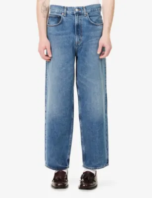 AGOLDE Deka Tailored Tapered-Leg Denim Jeans detail 3