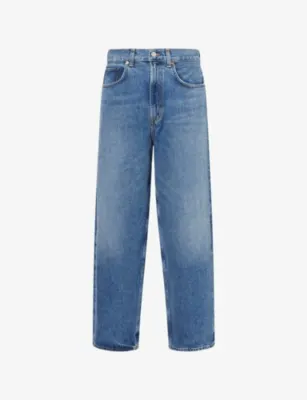 AGOLDE Deka Tailored Tapered-Leg Denim Jeans