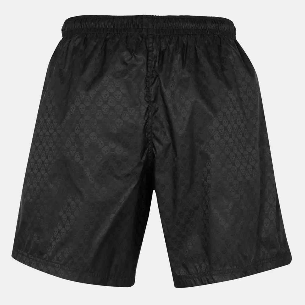 Alexander McQueen Men's Alex Repeat Quick Dry Trunk Fit Swim Shorts detail 2