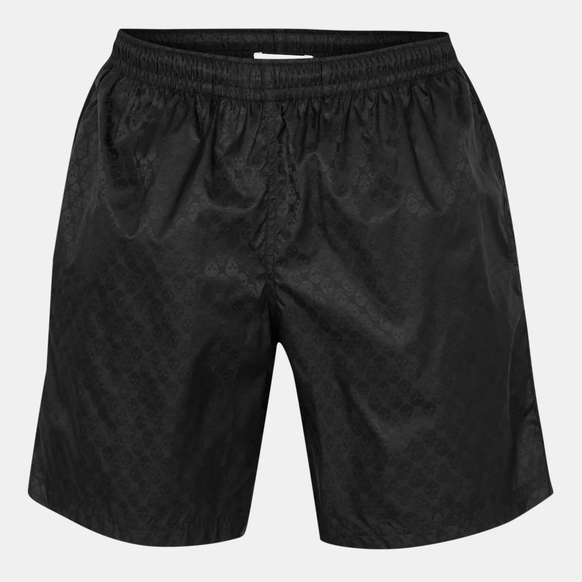 Alexander McQueen Men's Alex Repeat Quick Dry Trunk Fit Swim Shorts