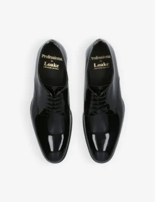 LOAKE Bow leather Oxford shoes - EUR 40 / 6 UK MEN in BLACK, additional product view 2
