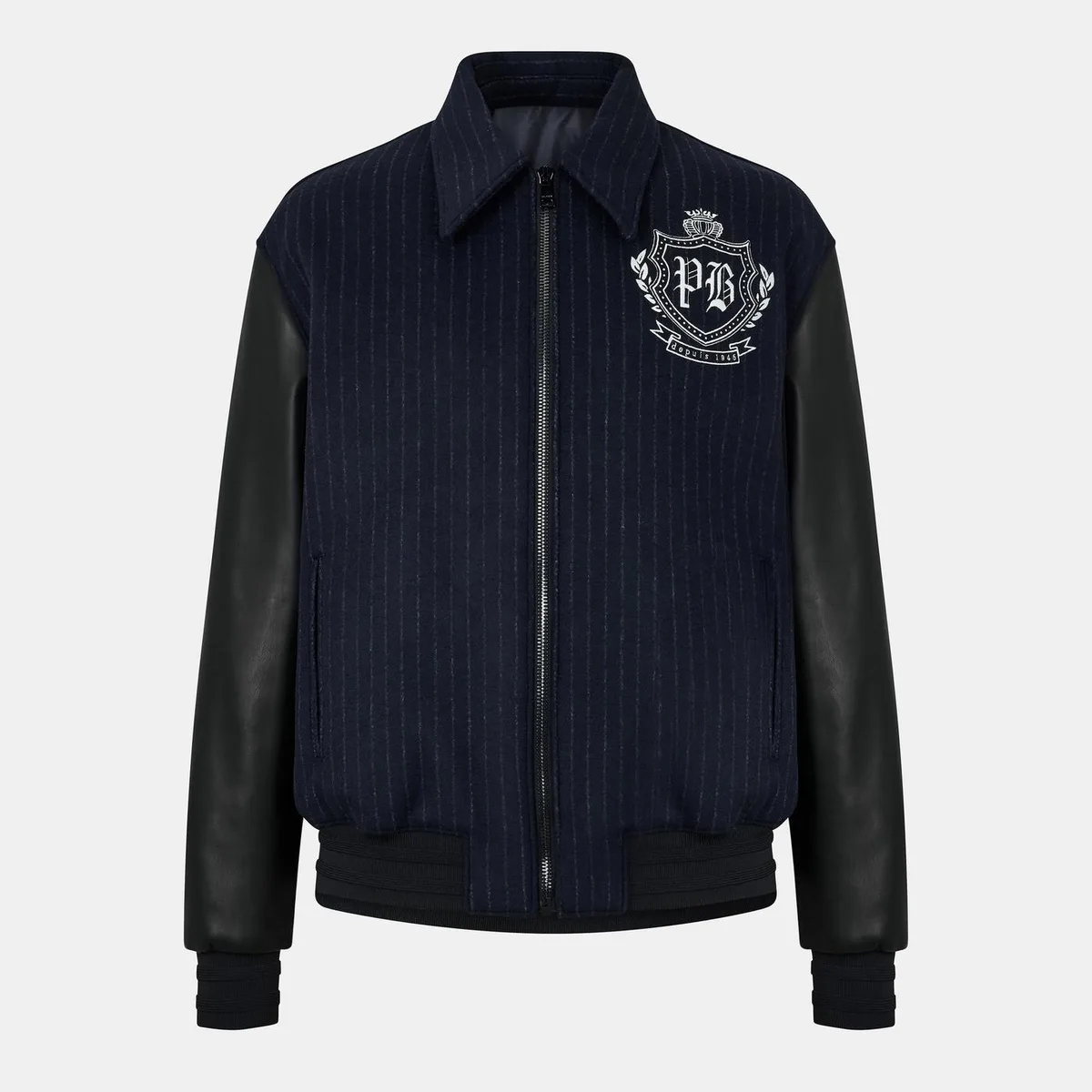 Balmain Men's Structured Varsity Jacket