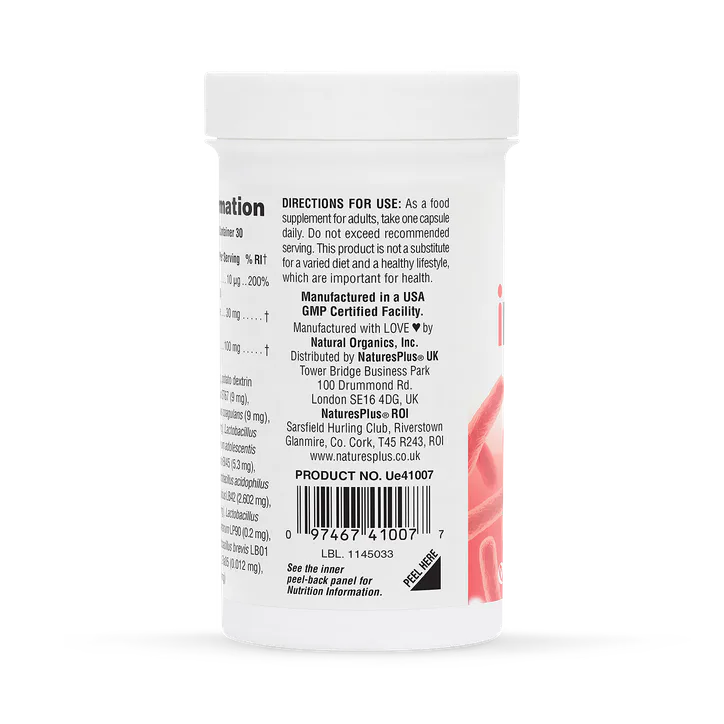 NaturesPlus Immune Microbiome 30 Capsules detail 3