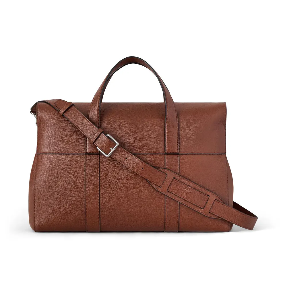 Mulberry Heritage Piccadilly Leather Messenger Bag in Oak, additional product view 2